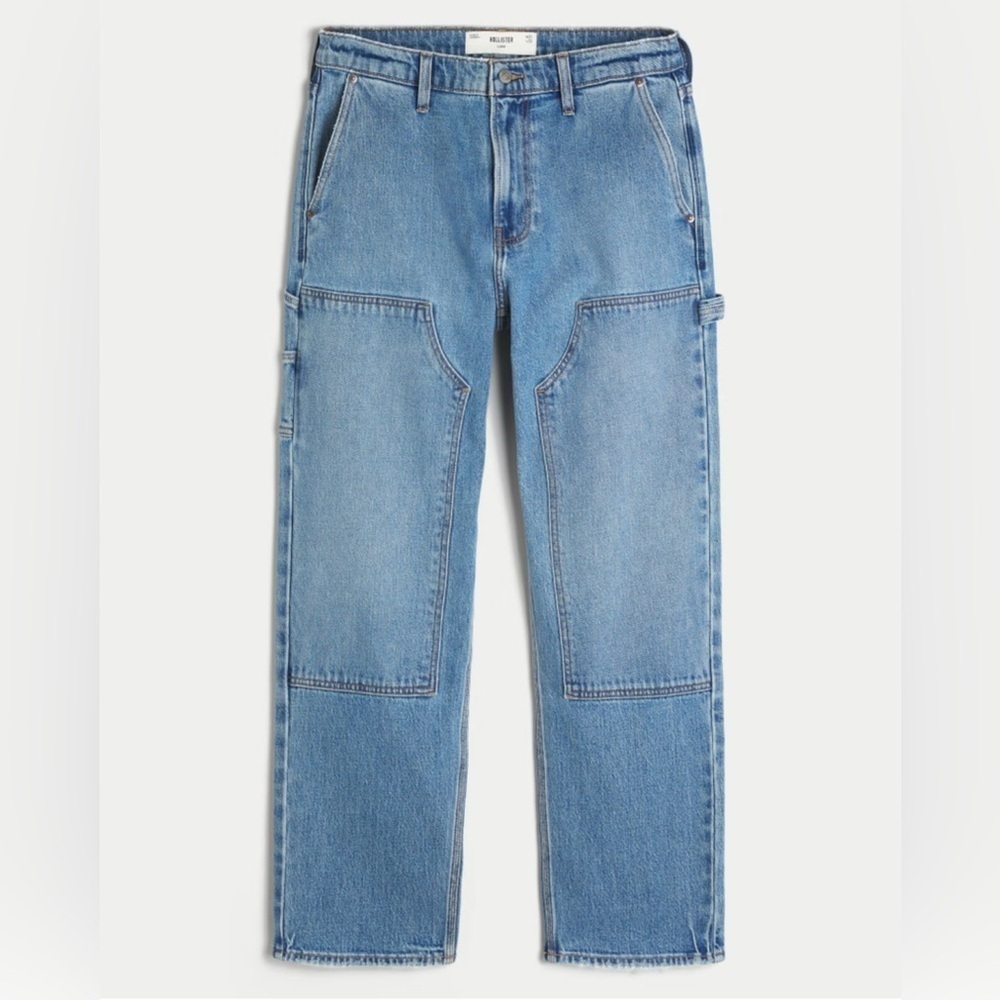 Hollister Light Blue Loose Fit Jeans